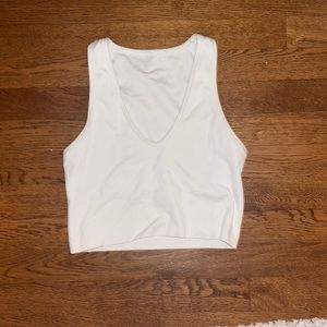 Athleta Seamless Cropped Ribbed Tank. Size S.
